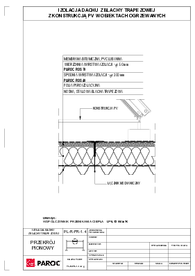 Izolacja dachu z blachy trapezowej z konstrukcja pv w obiektach ogrzewanych