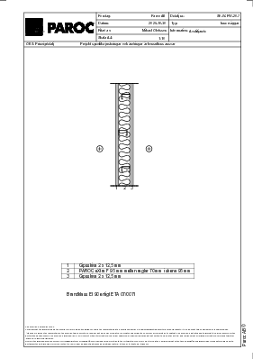 Innerväggar, avskiljande, stålregel, EI90 (SE-W-PW-20-7)