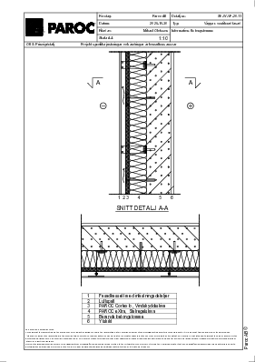 Ventilerade ytterväggar, betongstomme med fasadsystem i metall (SE-W-VF-20-11)