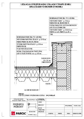 Izolacja stropodachu z blachy trapezowej oraz ściany dwuwarstwowej