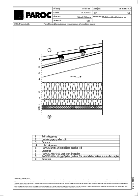 Vindsbjälklag, kallvind, skivisolering (SE-R-PR-10-2)