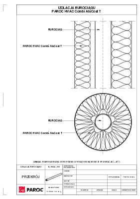 Izolacja rurociągu - Paroc Hvac Combi Alucoat T