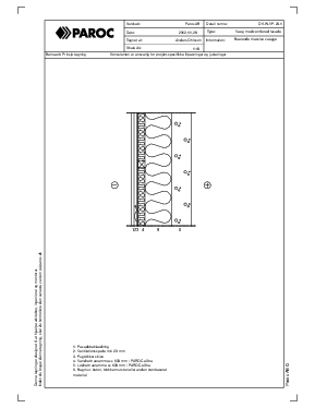 Ventilerede facader, træregelkonstruktion  på betonramme (DK-W-VF-20-1)