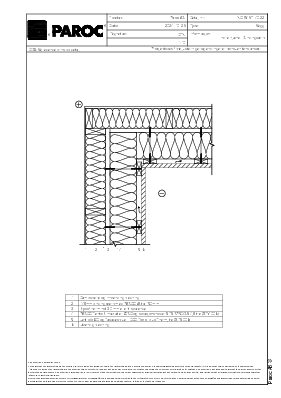 PAROC ZEROfix Vegg bindingsverk, Indre hjørne (NO-W-VF-40-22)