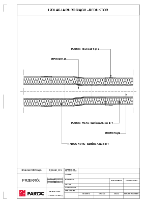 Izolacja rurociągu - Reduktor